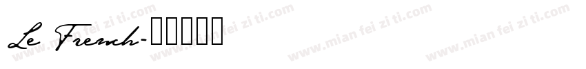 Le French字体转换